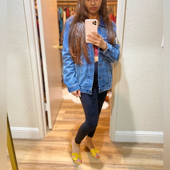 Yellow Hermes oasis sandal - Picture 9 of 9